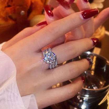 💖(LAST DAY SALE - 80% OFF) LUMIVO™ Magnetology Moissanite Diamond Ring 💍