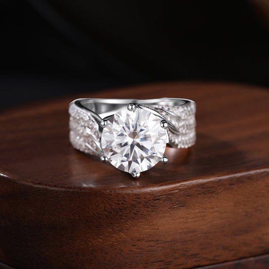 💖(LAST DAY SALE - 80% OFF) LUMIVO™ Magnetology Moissanite Diamond Ring 💍